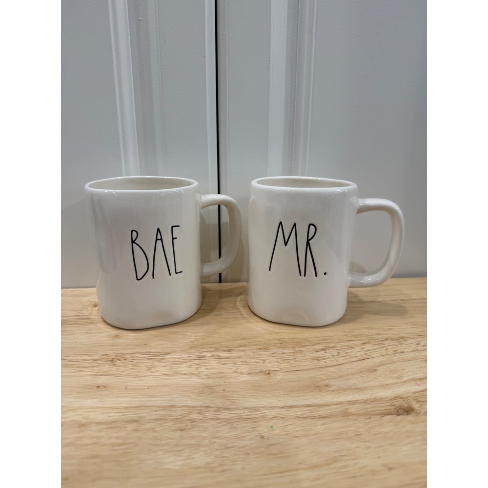 'BAE' & 'MR' Rae Dunn Artisan Collection by Magenta Mugs